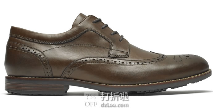 Rockport 乐步 Dustyn 防水 男式布洛克鞋 正装鞋 40.5码3.7折.93 海淘转运到手约￥401