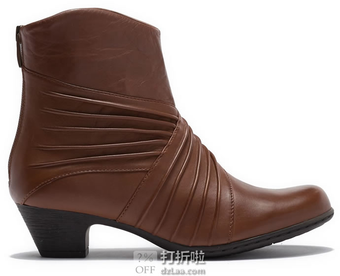 Rockport 乐步 Brynn Rouched 女式短靴 3.7折.95 海淘转运到手约¥360