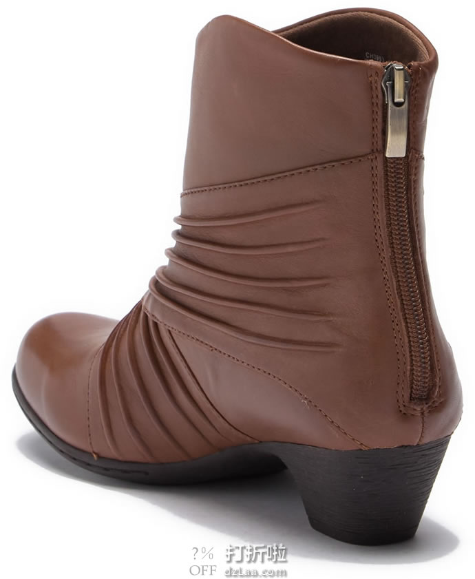 Rockport 乐步 Brynn Rouched 女式短靴 3.7折.95 海淘转运到手约¥360