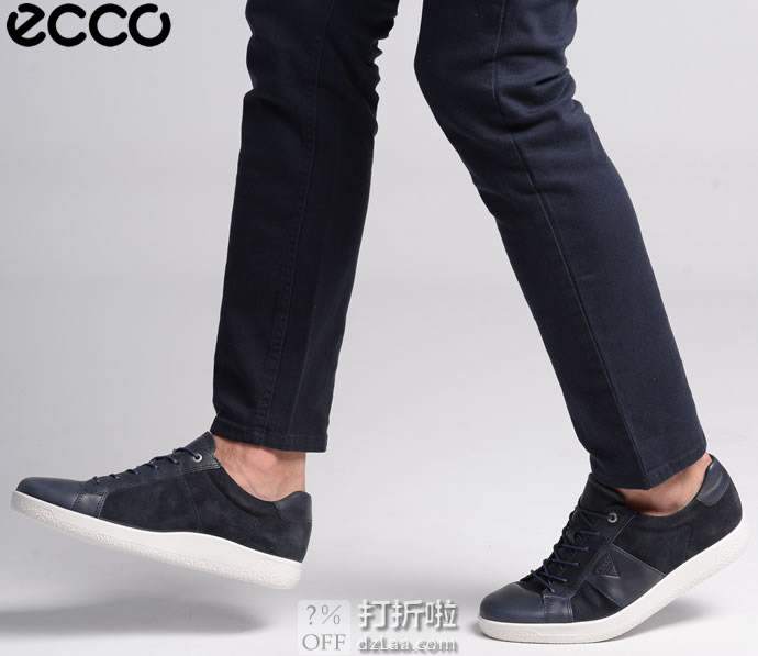 ECCO 爱步 Soft 1 柔酷1号 男式系带休闲板鞋 42码￥402