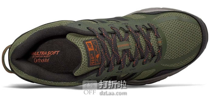 白菜 New Balance 新百伦 510v4 男式缓震越野跑步鞋 40码2.1折.07 海淘转运到手约￥225