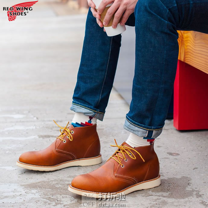 Red Wing 红翼 3140 男式工装靴 41.5码6.9折9.01 海淘转运到手约￥1419 中亚Prime会员可免运费直邮到手约￥1397