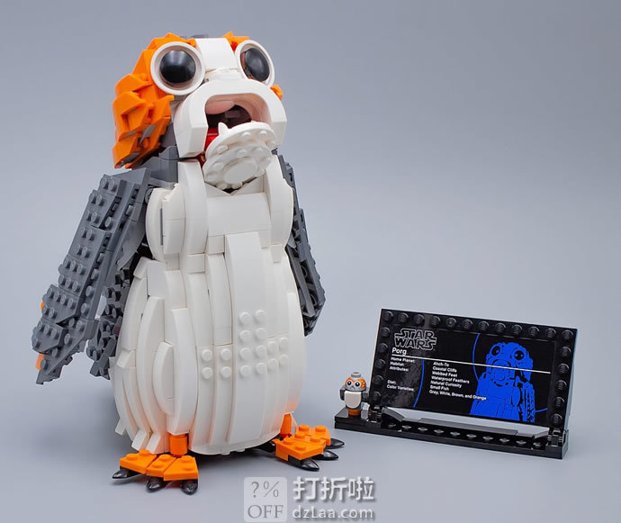 LEGO 乐高 星球大战系列 75230 萌萌波尔格鸟 积木玩具 5折.99史低 海淘转运到手约¥311