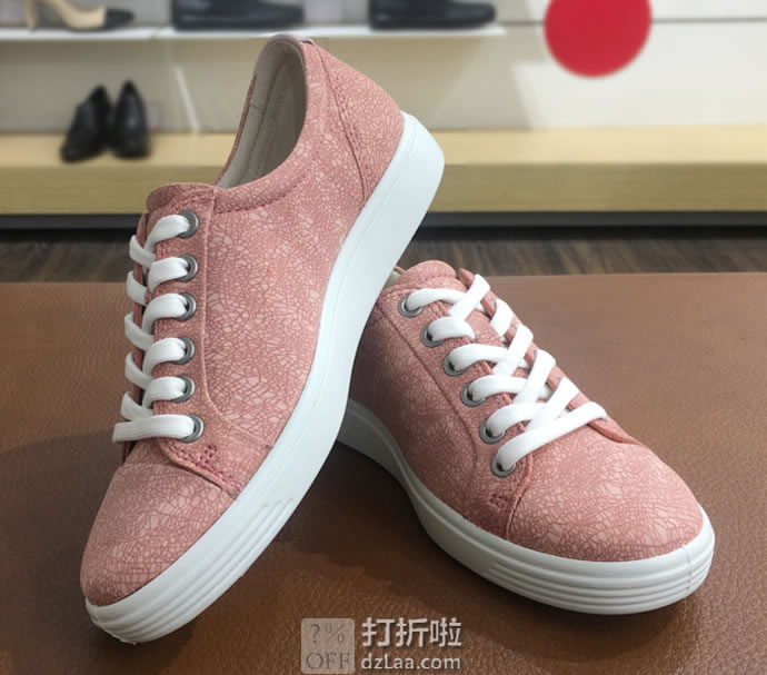 ECCO 爱步 SOFT 7 柔酷7号 印花版 女式休闲鞋 35码1.8折.46 海淘转运到手约￥281 国内￥1599