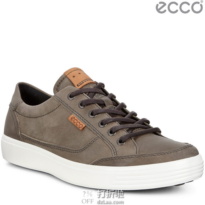 ECCO 爱步 SOFT 7 柔酷7 男式休闲板鞋 3.7折.74 海淘转运到手约¥485