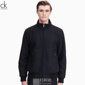 Calvin Klein 卡尔文克莱因 CK 羊毛呢 男式飞行夹克 3.5折$96.72起 四色可选 海淘转运到手约￥775