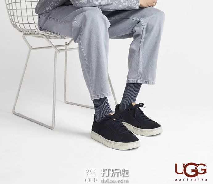 UGG Cali 男式低帮系带休闲鞋 4.9折.95 海淘转运到手约¥506 国内¥846