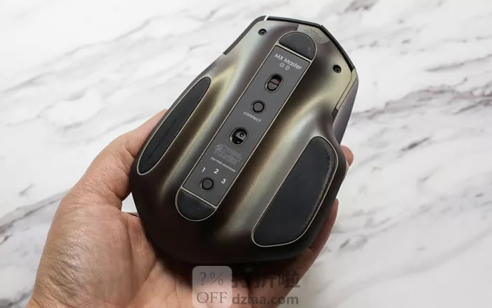金盒特价 Logitech 罗技 MX MASTER 大师 蓝牙优联双模无线鼠标 4.7折 海淘转运到手约￥352