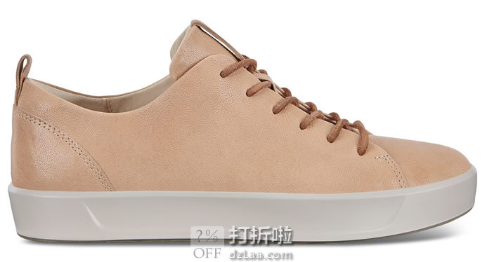 ECCO 爱步 Soft 8 柔酷8号 运动休闲系带女鞋 38码3.5折.95 海淘转运到手约￥512