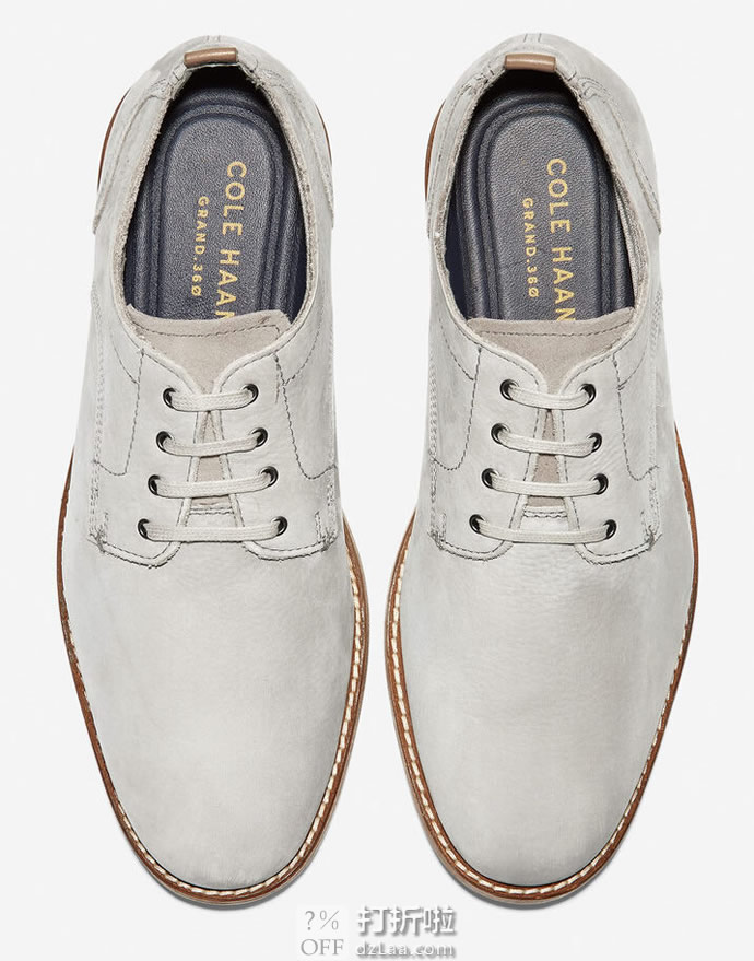 Cole Haan 可汗 Feathercraft Grand Blucher 男式牛津鞋 40码2.9折.44 海淘转运到手约￥465