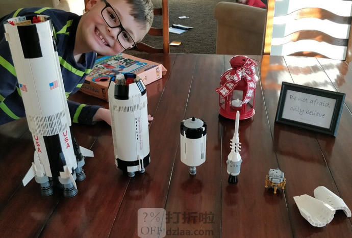 LEGO 乐高 Ideas系列 21309 美国宇航局阿波罗土星五号火箭 积木玩具 多重优惠折后¥569