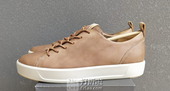 ECCO 爱步 Soft 8 LX 柔酷8号 男式板鞋 41码2.7折.77 海淘转运到手约￥465