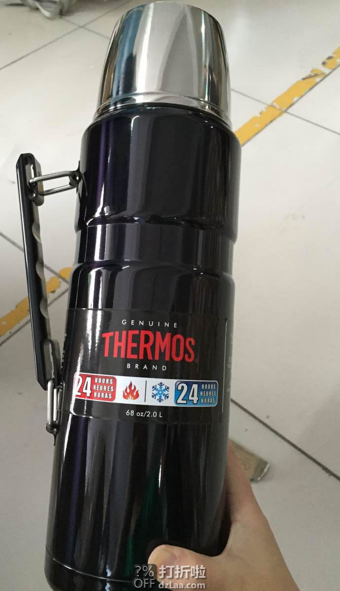 Thermos 膳魔师 King 帝王系列 2升 不锈钢保温瓶 优惠券折后.34 海淘转运到手约￥249