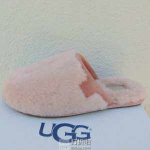 断码 UGG FLUFFETTE系列 女式羊毛拖鞋 5折$44.98 海淘转运到手约￥375