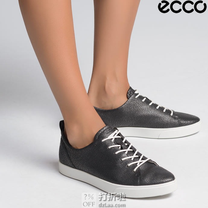 限35/36码 ECCO 爱步 Gillian 吉莉系列 女式休闲鞋 板鞋 2.1折.98 海淘转运到手约￥314
