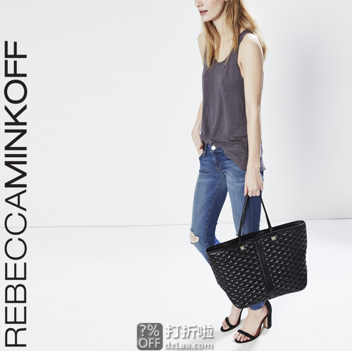 Rebecca Minkoff Everywhere 瑞贝卡明可弗 菱格纹 女式手提包 2.1折.26史低 海淘转运到手约￥556
