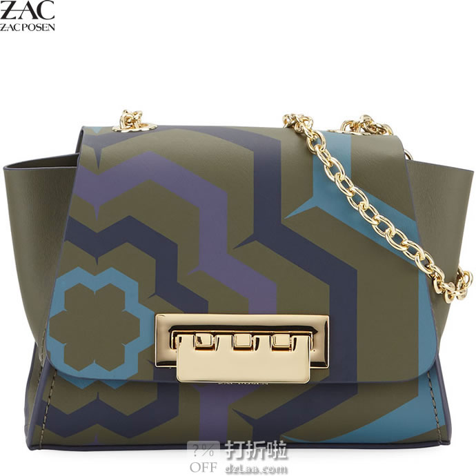 ZAC Zac Posen扎克·珀森 Eartha Mini 镂空花朵装饰迷你蝙蝠包 3.4折0.91 海淘转运到手约￥737 中亚Prime会员免运费直邮到手约￥783