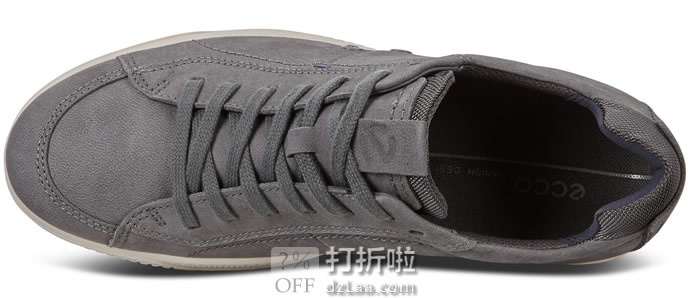 ECCO 爱步 Byway 男式系带休闲板鞋 39码4.3折.58 海淘转运到手约￥476