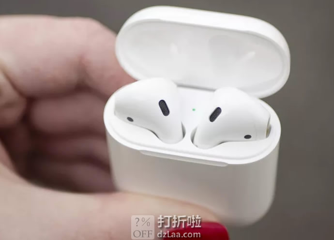 Apple Airpods2 苹果 最新款入耳式无线蓝牙耳机 配充电盒 8.1折9 海淘转运到手约￥896