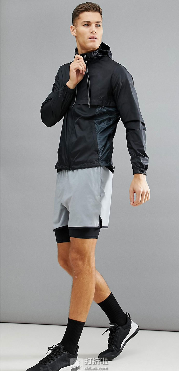 UNDER ARMOUR 安德玛 UA Sportstyle 男式连帽防风夹克 L码2.8折.06 海淘转运到手约￥185