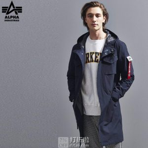 Alpha Industries 阿尔法军工 Quartermaster 防水 男式战地风衣 S码2.9折$72.27 海淘转运到手约￥569