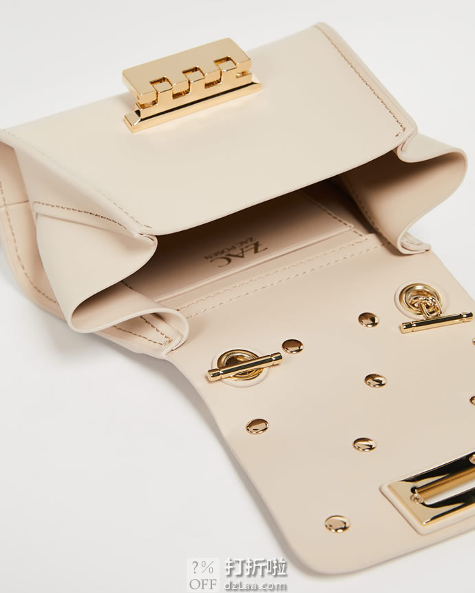 ZAC Zac Posen扎克·珀森 Eartha Mini 珍珠装饰迷你蝙蝠包 3.4折8.99 海淘转运到手约¥797 中亚Prime会员免运费直邮到手约¥851