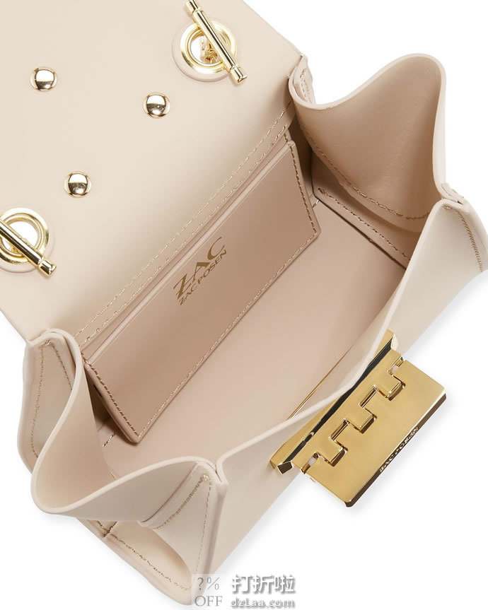 ZAC Zac Posen扎克·珀森 Eartha Mini 珍珠装饰迷你蝙蝠包 3.4折8.99 海淘转运到手约¥797 中亚Prime会员免运费直邮到手约¥851