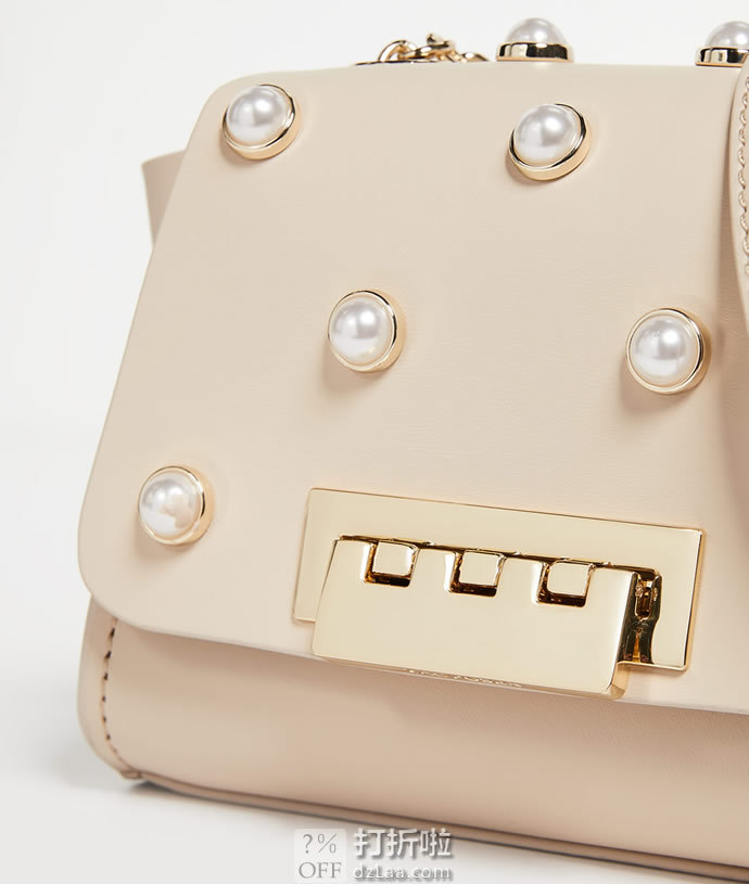 ZAC Zac Posen扎克·珀森 Eartha Mini 珍珠装饰迷你蝙蝠包 3.4折8.99 海淘转运到手约¥797 中亚Prime会员免运费直邮到手约¥851