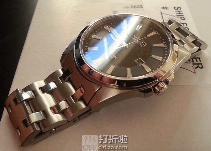 金盒特价 Citizen 西铁城 BM7100-59E 光动能 男式手表 3.9折5.99 海淘关税补贴到手约¥948