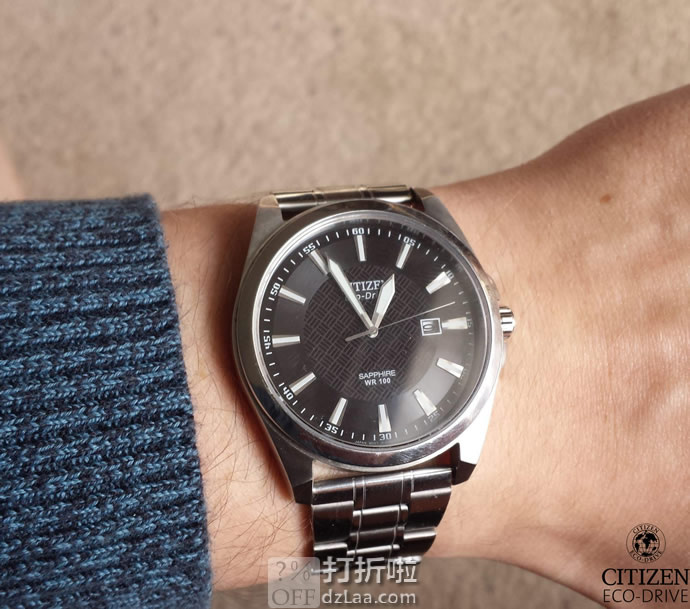 金盒特价 Citizen 西铁城 BM7100-59E 光动能 男式手表 3.9折5.99 海淘关税补贴到手约¥948