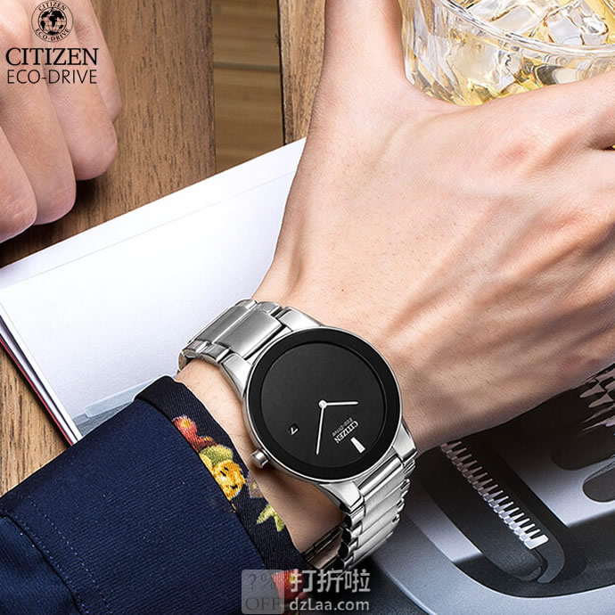 金盒特价 Citizen 西铁城 AU1060-51E 光动能 男式手表2.4折.99史低 海淘关税补贴到手约¥626