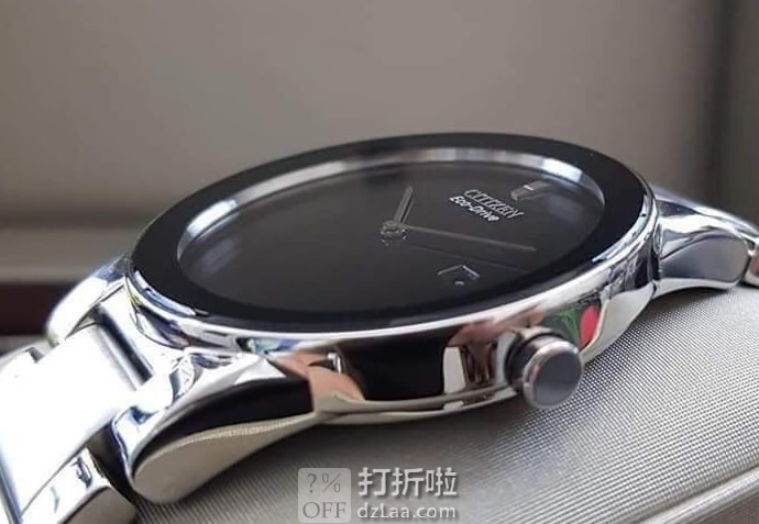 金盒特价 Citizen 西铁城 AU1060-51E 光动能 男式手表2.4折.99史低 海淘关税补贴到手约¥626