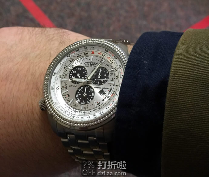 金盒特价 Citizen 西铁城 BL5400-52A 光动能 多功能计时腕表 3.7折2.99 海淘转运关税补贴到手约￥1425