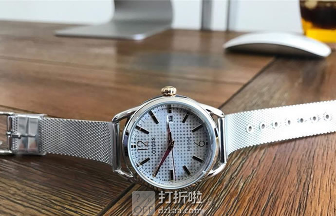 金盒特价 CITIZEN 西铁城 FE6081-51A 光动能女式手表 3.7折.99史低 海淘关税补贴到手约¥722