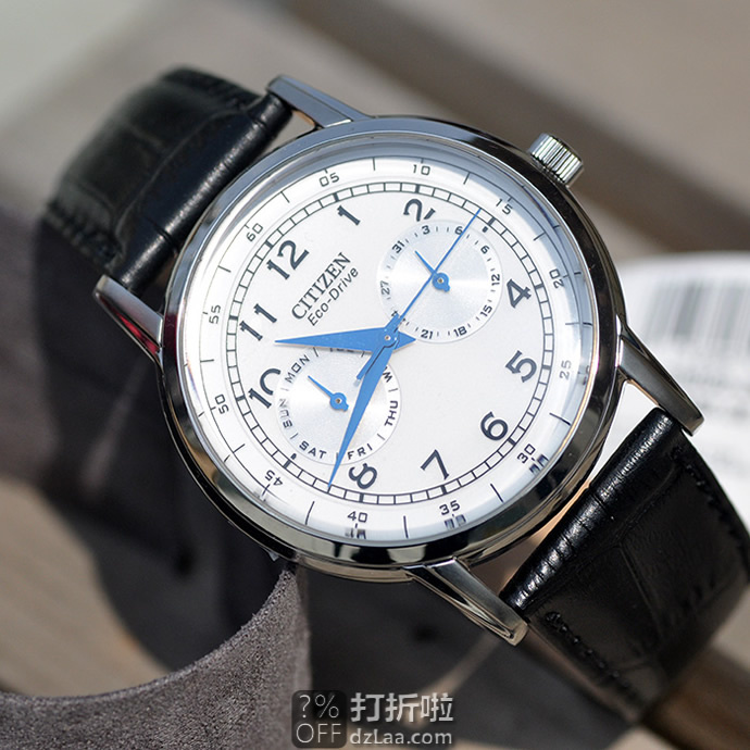 金盒特价 Citizen 西铁城 AO9000-06B 小蓝针 光动能男表 3.3折.99史低 海淘关税补贴到手约¥722