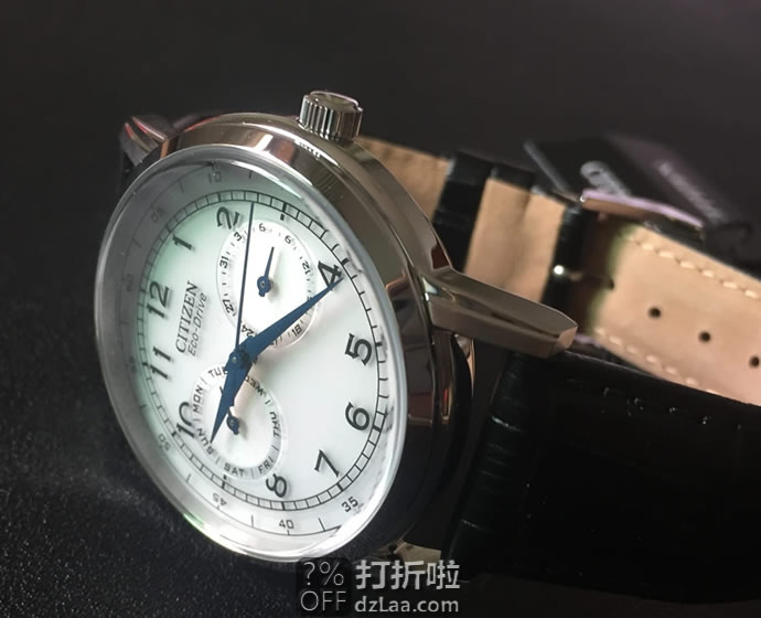 金盒特价 Citizen 西铁城 AO9000-06B 小蓝针 光动能男表 3.3折.99史低 海淘关税补贴到手约¥722