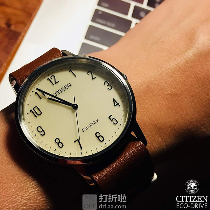 金盒特价 Citizen 西铁城 BJ6500-21A 男式光动能手表 3.1折.99史低 海淘转运关税补贴到手约¥556