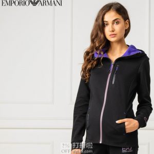 EMPORIO ARMANI 阿玛尼 EA7 女式运动连帽外套 XL码3.1折$54.49 海淘转运到手约￥429