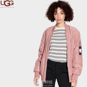 UGG Frances Oversized 宽松 女式飞行夹克外套 1103209 XS码3.9折$87.15 海淘转运到手约￥674 京东￥2788