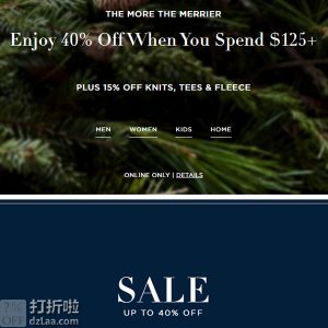 Ralph Lauren 拉夫劳伦 美国官网 大促 全场满$125额外6折 毛衣/抓绒外套/T恤可再85折