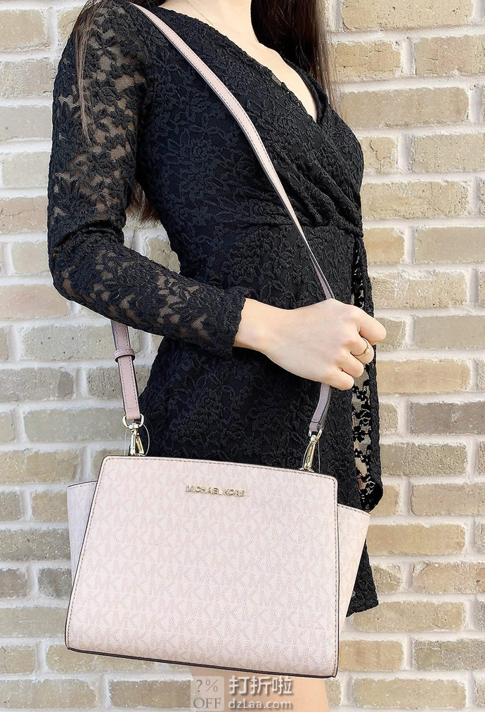 Michael Kors 迈克科尔斯 Selma系列 PVC印花 中号耳朵包 2.6折2.58 海淘转运到手约¥781