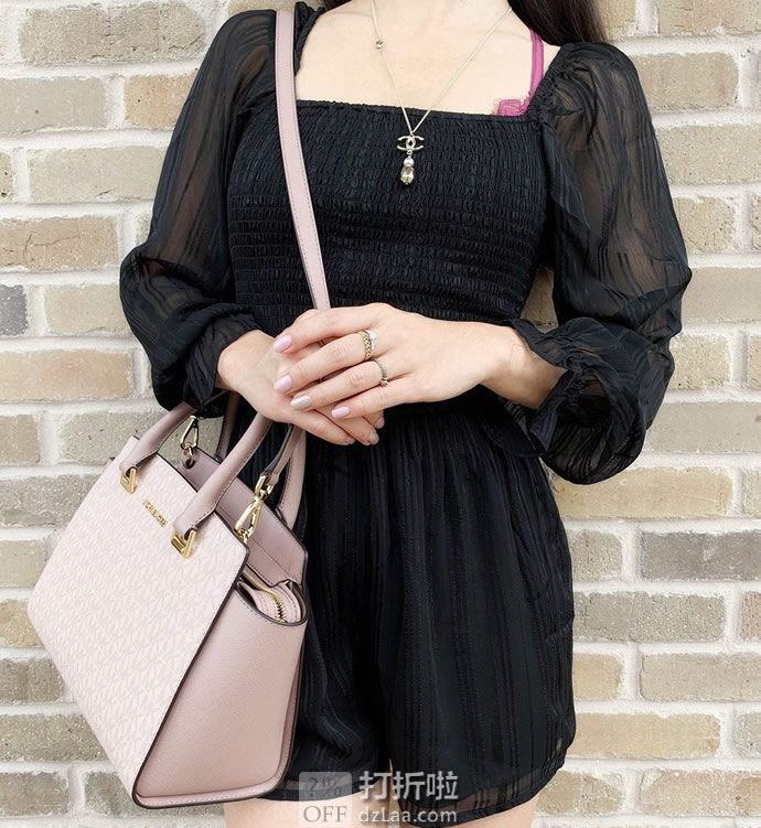 Michael Kors 迈克科尔斯 Selma系列 PVC印花 中号耳朵包 2.6折2.58 海淘转运到手约¥781