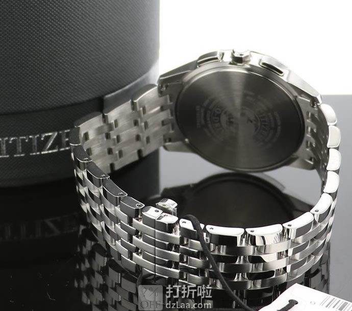 金盒特价 CITIZEN 西铁城 AT8110-53E 五局电波表 世界时万年历计时码表 光动能男式手表 3.7折9.99史低 海淘转运关税补贴到手约¥1753