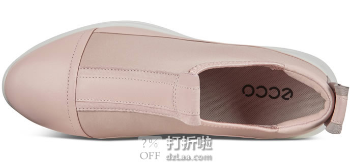 Prime会员福利 金盒特价 ECCO 爱步 Flexure系列 一脚套 女式休闲运动鞋 2.6折.26 海淘转运到手约￥320