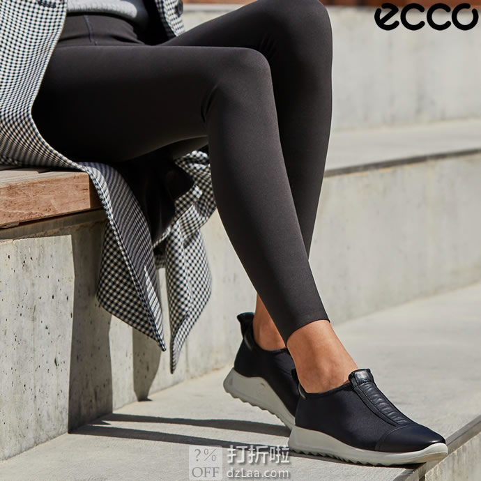 ECCO 爱步 Flexure系列 一脚套 女式休闲运动鞋 37码4.3折.41 海淘转运到手约￥458