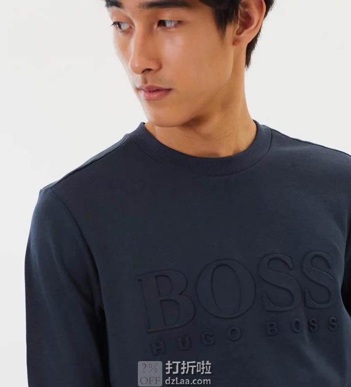 BOSS Green 雨果博斯 绿标 Salbo 修身款 男式卫衣 S码3.1折.12 海淘转运到手约¥432