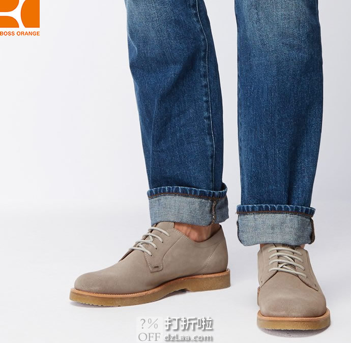 Boss Orange 雨果博斯 Cuba 橙标 男式德比鞋 44码3折.06 海淘转运到手约¥610