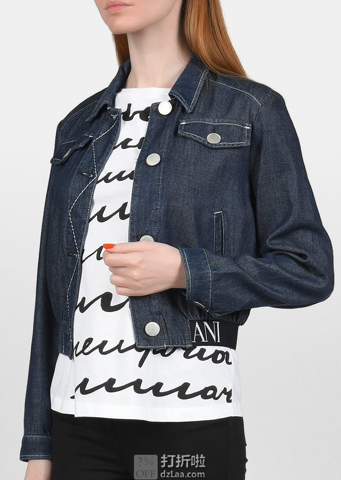 Emporio Armani 阿玛尼 女式牛仔夹克 38码1.7折.44 海淘转运到手约￥589