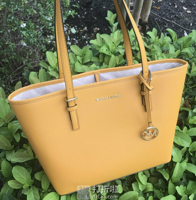 Michael Kors 迈克科尔斯 Jet Set Travel Carryall系列 中号女式手提包 3.7折9.04 海淘转运到手约¥826