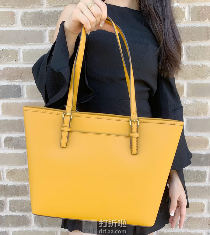 Michael Kors 迈克科尔斯 Jet Set Travel Carryall系列 中号女式手提包 3.7折9.04 海淘转运到手约¥826